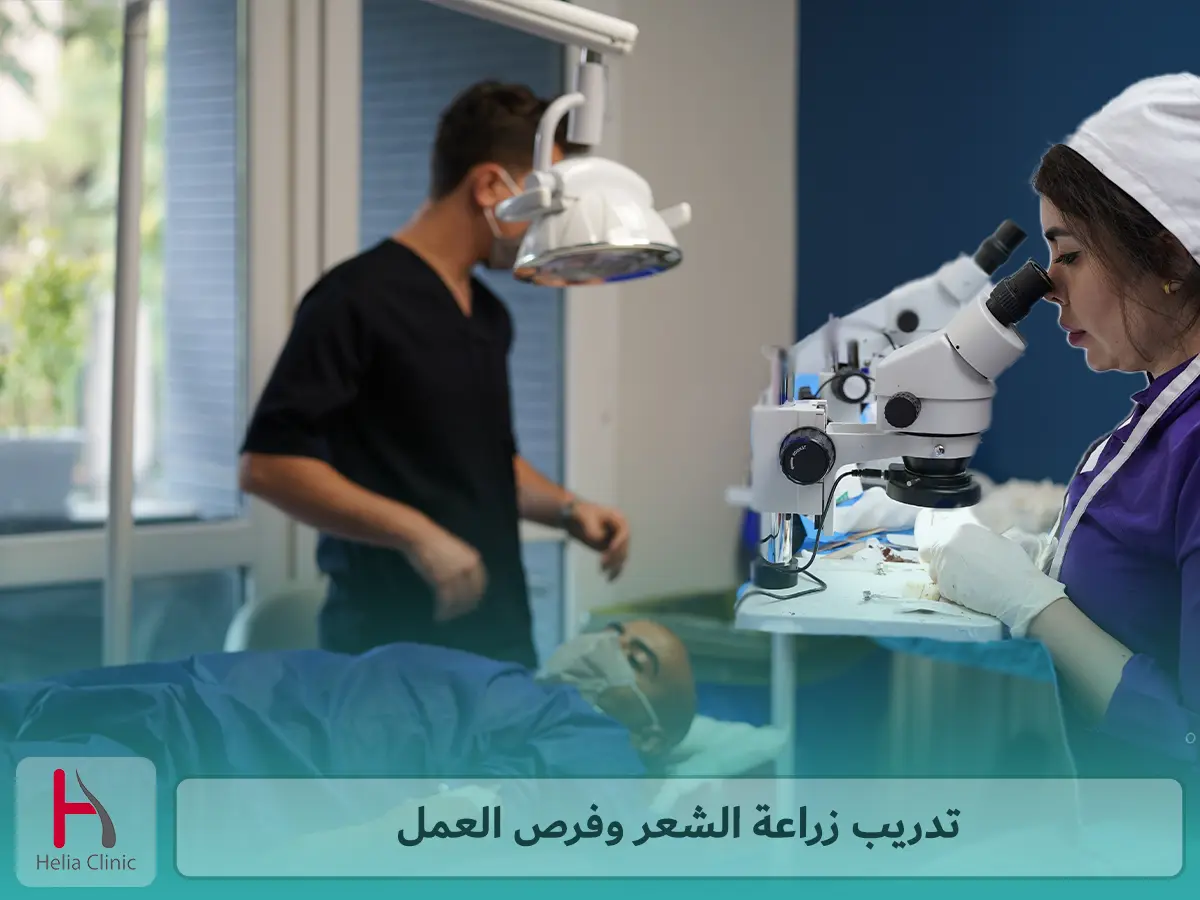 تدريب زراعة الشعر وفرص العمل