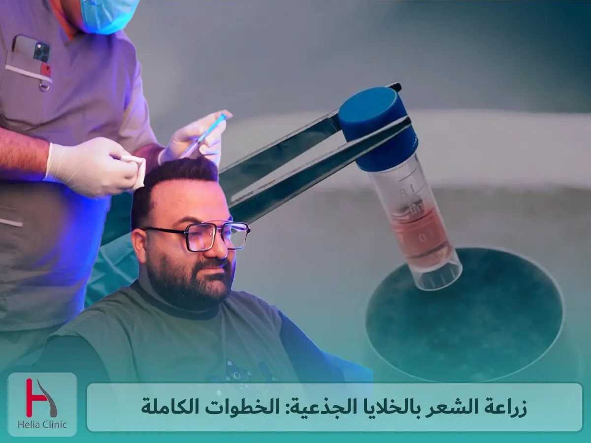 زراعة الشعر بالخلايا الجذعية: الخطوات الكاملة