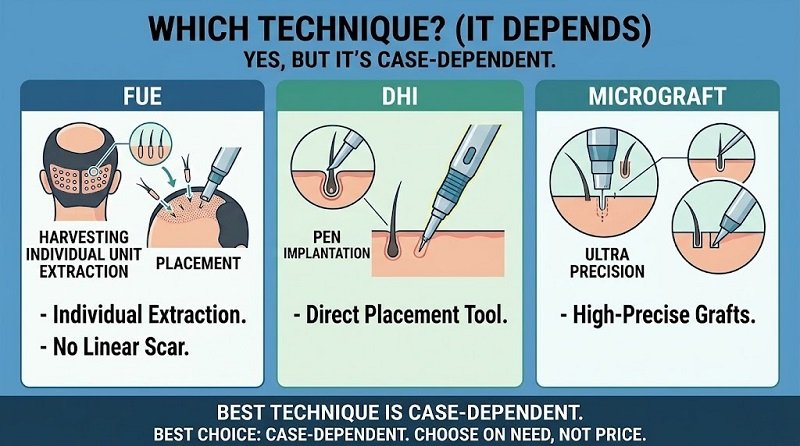 Hair Transplant techniques