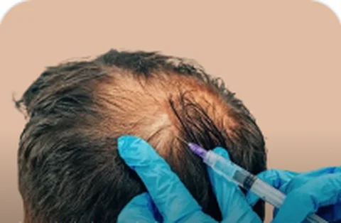 Mesotherapy injection for hair loss