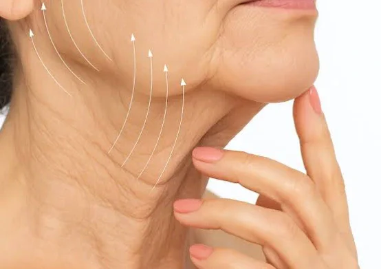 Neck lift jawline and neck contour planning at Helia Clinic Dubai.
