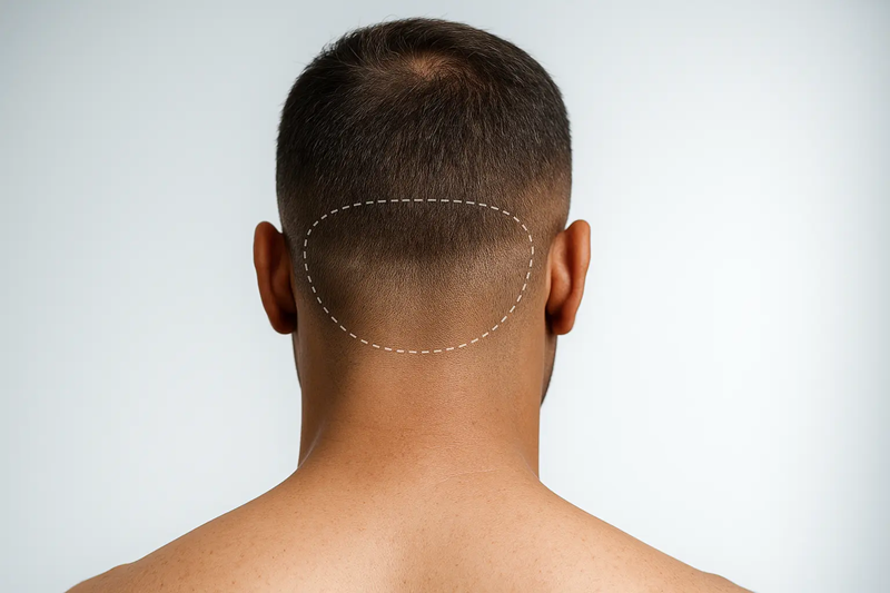 donor area after hair transplant haircut